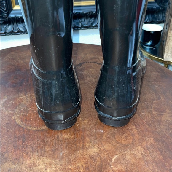 Hunter Original Tall Gloss Rain Boots Black Size 9 / EU 40–41 — Waterproof Icon - Picture 6 of 9